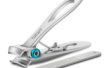 SZQHT Ultra Wide Jaw Opening Nail Clippers Set, Toenail Clippers for Thick Nails, Heavy Duty Nail Cutter, Stainless Steel Toe Nail Clippers for Seniors, Men & Women Manicure,Pedicure,Big(Sliver)