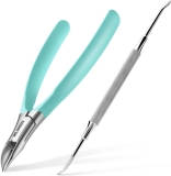 MR.GREEN Toenail Clippers Stainless Steel Ingrown Nail Cutter Thick and Hard Nails Pedicure Manicure Tools (Green+Nail Remover)