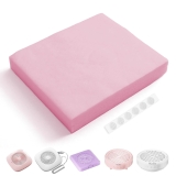 MelodySusie 200 Sheets Nail Dust Collector Filter Paper, Disposable Dust Vacuum Filter with 6pcs Sticky Back Hook for Most Nail Dust Fan Extractor Machine, Nail Tech Supplies for Salon & Home