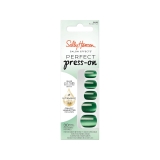 Sally Hansen Salon Effects Perfect Press-On Nails | Sq-oval Shape | Easy to Apply, Non-Damaging| 30 Nails, Nail Glue, Adhesive Tabs, File | Rocket Fuel