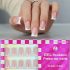 KISS imPRESS No Glue Mani Press On Nails, Color FX, ‘Hidden Gem’, Red, Short Size, Oval Shape, Includes 30 Nails, Prep Pad, Instructions Sheet, 1 Manicure Stick, 1 Mini File