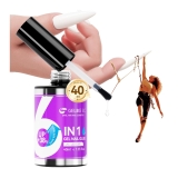 Gelike EC Gel Nail Glue for Salon: 6 in 1 Nail Glue Gel 40ml Super Strong for Nail Tips Clear Acrylic Nails – Large Capacity Saves Money for Nail Artists 12 Toxin-Free