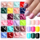 LuckForever 576pc Square Press on Nails Short Fake Nails Kit with Glue Tabs, Short Acrylic Nails Press ons Nail Square Glue on Nails Artficial Fingernails False Stick on Nail for Women Girls
