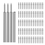 400pcs Double Head Skirting Nails with 4 Tools – Invisible Seamless Baseboard Screws for Solid Wood Trim, Double-Sided Installation