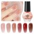 Morovan Brown Nail Polish Set: Fall Nude Dark Chocolate Nail Polish Kit Regular Air Quick Dry Autumn Fingernail Polish Pack for Women Nail Art Design Gift Holiday Party