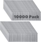 MIVIDE 10000 Pack 18 Gauge Brad Nails 1.46 inch, Galvanized Brad Nails Heavy Duty for Nail Gun, 18 Gauge Straight Pin Nailers