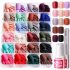 Almond Shape Press on Nails Short Oval Fake Nails Gray Marble Acrylic Nails Full Cover ‌Blooming Gel False Nails‌ Glossy Watercolor Halo Design Glue on Nails Reusable Stick on Nails for Women 24PCS
